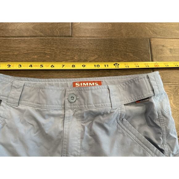 Simms Fishing Products Mens Blue Gray Nylon Ankle Snaps Pants Size S SMALL - Picture 10 of 10